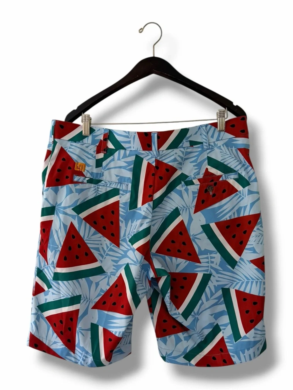 Loudmouth Men's Watermelon Print Shorts Golf Funny 4th of July Vacation Size 36